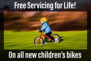 Childrens bikes with free servicing for life