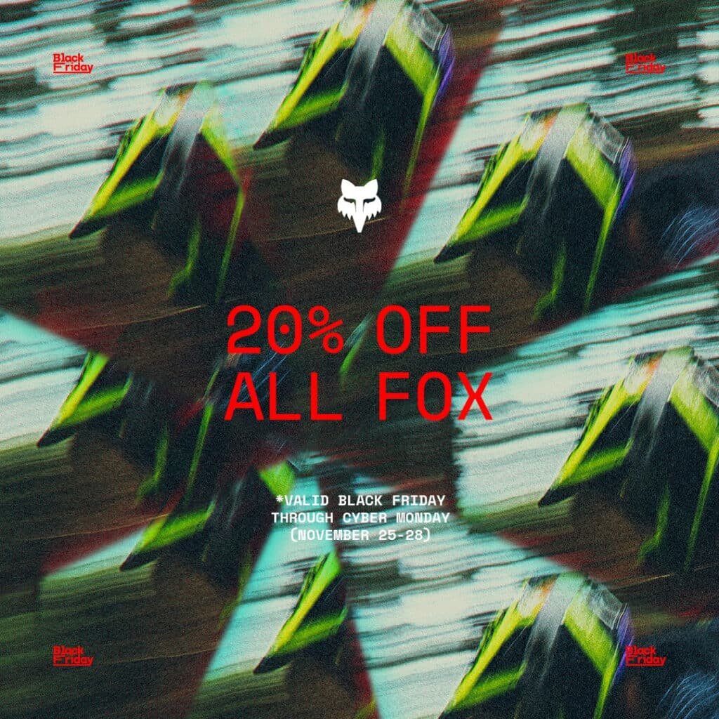 At least 20% off all fox kit! 5